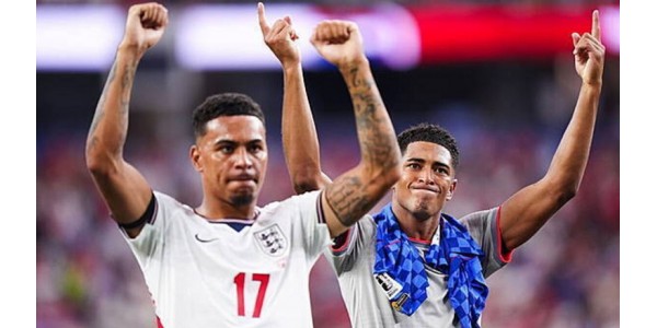 A Inglaterra apresentou uma partida marcada por garra e determinação inabalável A Inglaterra apresentou uma partida marcada por garra e determinação inabalável